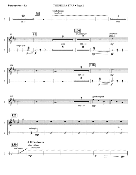 There Is A Star Percussion 1 2 Page 2
