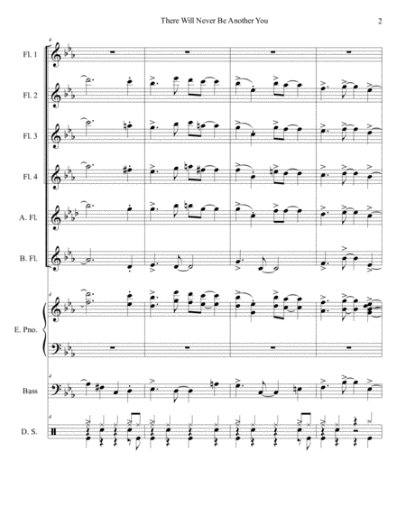 There Will Never Be Another You Flute Choir Page 2