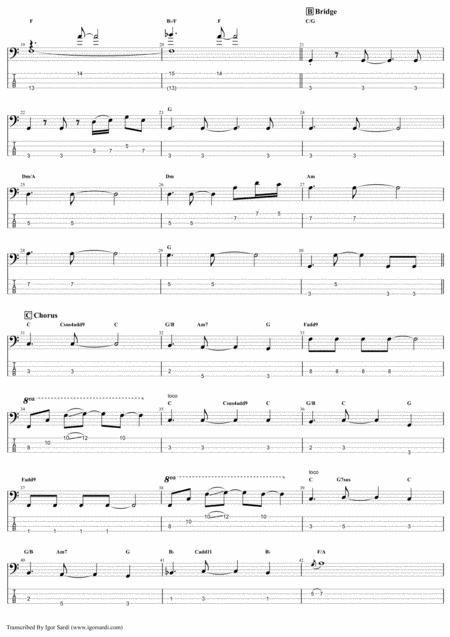 These Are The Days Of Our Lives Live Freddie Mercury Tribute 92 Queen John Deacon Complete And Accurate Bass Transcription Whit Tab Page 2