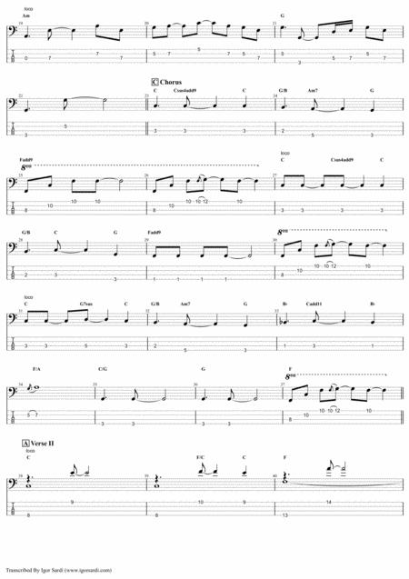 These Are The Days Of Our Lives Queen John Deacon Complete And Accurate Bass Transcription Whit Tab Page 2