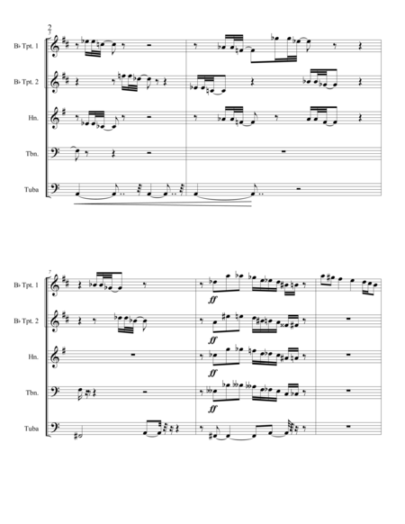Three And One Half Movements For Brass Movement I Etude With Tude Page 2