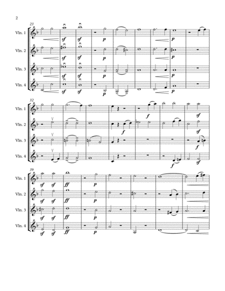 Three Equali For Four Violins Page 2