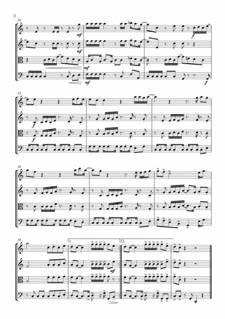 Three Little Birds For String Quartet Page 2