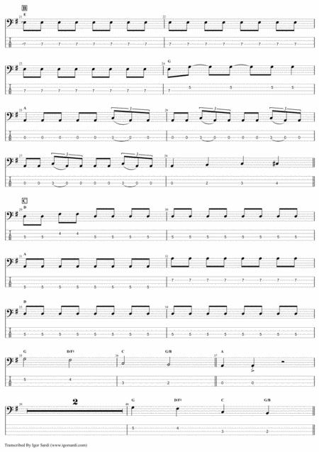 Tie Your Mother Down Queen John Deacon Complete And Accurate Bass Transcription Whit Tab Page 2