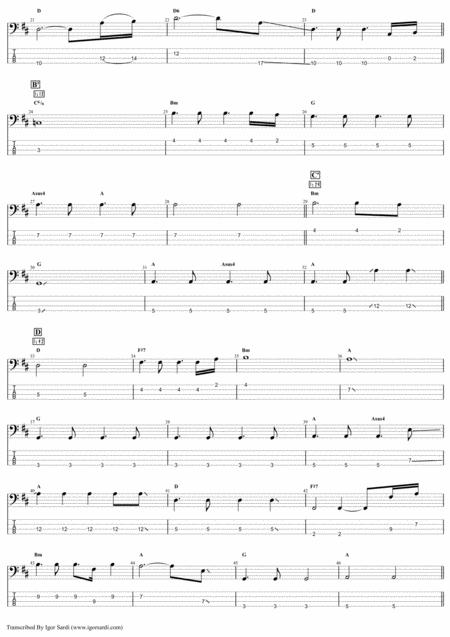 Too Young Elton John John Deacon Complete And Accurate Bass Transcription Whit Tab Page 2