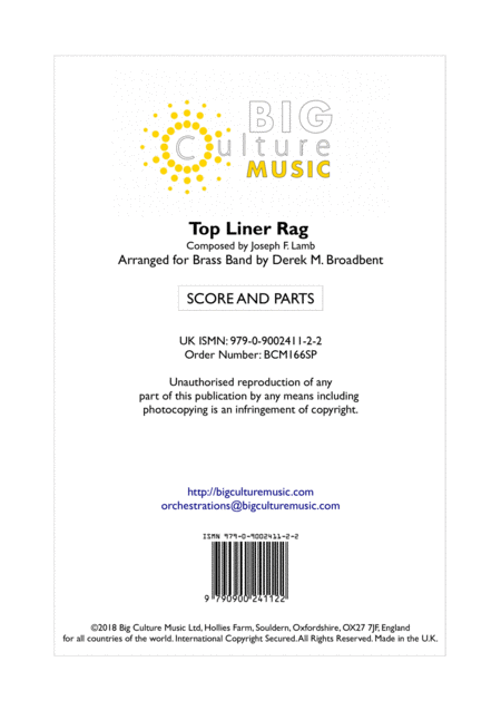 Top Liner Rag Score And Parts Page 2