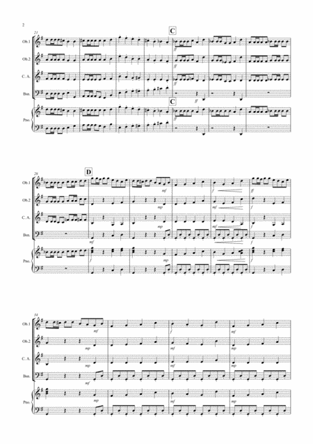 Trepak Fantasia From Nutcracker For Double Reed Quartet Page 2