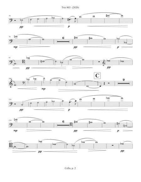 Trio 803 2020 For Clarinet Cello And Piano Cello Part Page 2