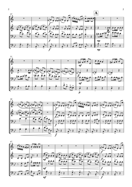 Turkish March Beethoven Brass Quartet Page 2