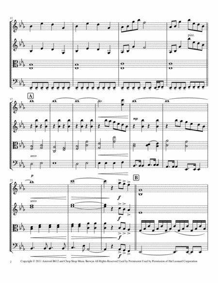 Turning Page String Quartet Page 2