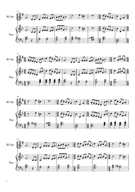 Twelve Days Of Christmas Trumpet Solo Page 2