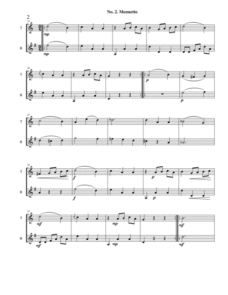 Twelve Duets For Tenor Bari Saxes Page 2