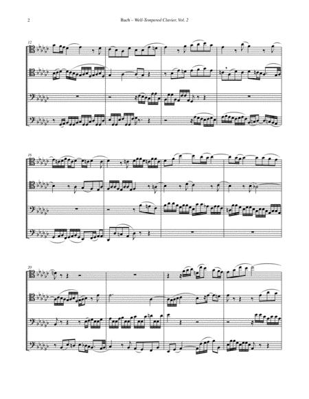 Twenty Four Fugues From The Well Tempered Clavier Volume 2 For Trombone Quartet Page 2
