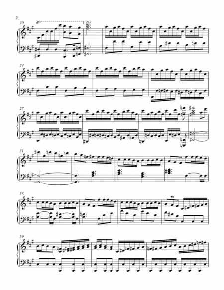 Ukrainian Carol Of The Bells Piano Solo Page 2