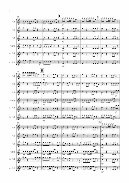 Under Pressure For Flute Quartet Page 2