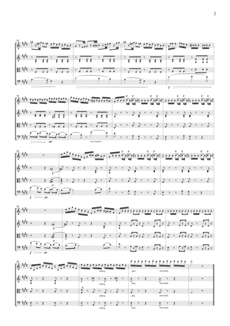 Verdi La Traviata Prelude To Act I For String Quartet Cv003 Page 2