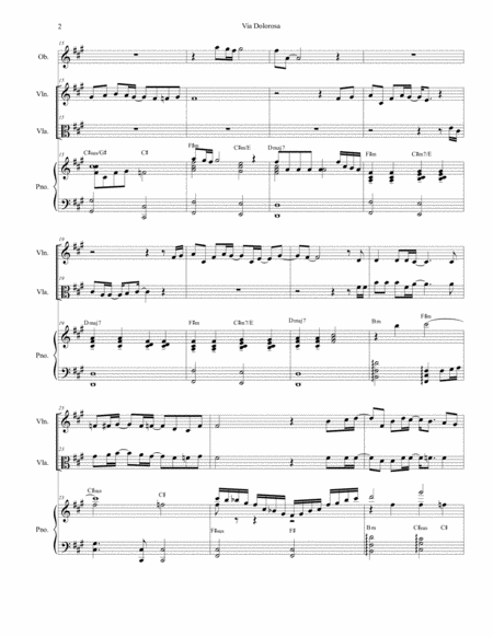 Via Dolorosa Duet For Violin And Viola Page 2