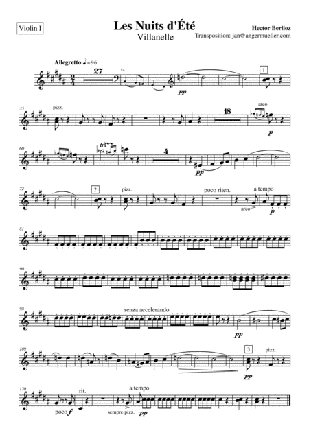 Villanelle From Les Nuits Dt For Mezzo Soprano And Chamber Ensemble Transposed Down From A To F Page 2