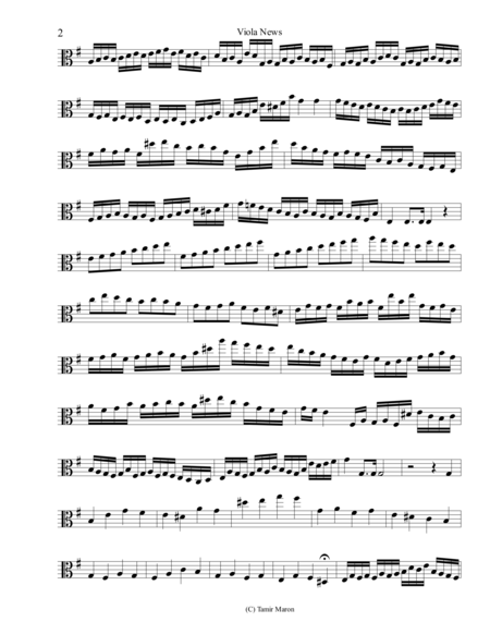 Viola Etude In G Major Page 2