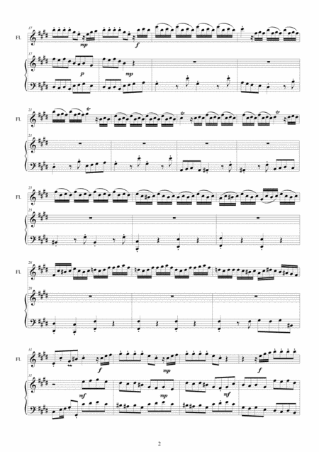 Vivaldi Concerto In E Major Rv 265 Op 3 No 2 For Flute And Piano Page 2