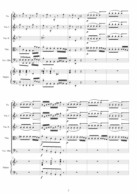 Vivaldi Violin Concerto In D Minor Rv 235 For Violin Strings And Harpsichord Page 2