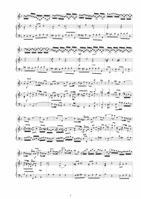 Vivaldi Violin Concerto In D Minor Rv 242 Op 8 No 7 For Violin And Piano Page 2