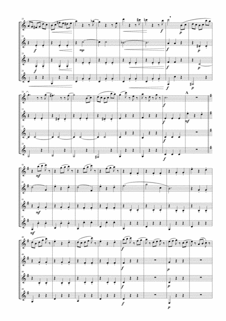 Voices Of Spring For Clarinet Quartet Page 2