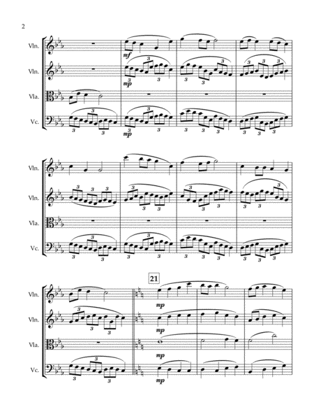 W L Larsen String Quartet No 1 Page 2