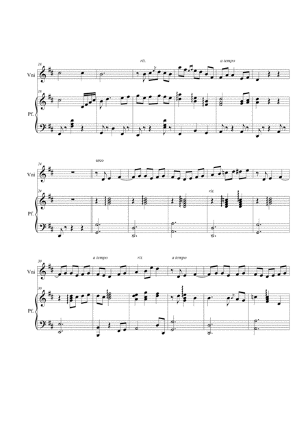 Walzer Di Musetta Violin And Piano Page 2