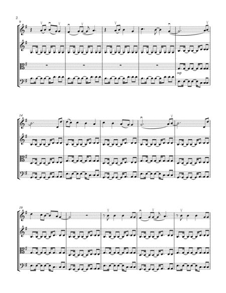 We Found Love String Quartet Calvin Harris Rihanna Arr Cellobat Page 2