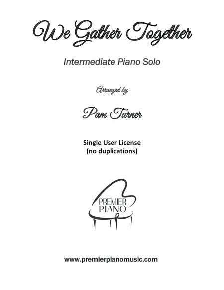 We Gather Together Intermediate Piano Solo Page 2