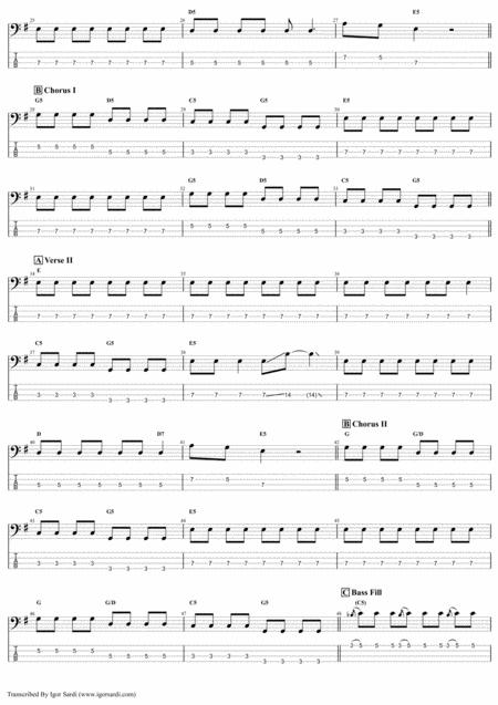 We Will Rock You Fast Live Houston 77 Queen John Deacon Complete And Accurate Bass Transcription Whit Tab Page 2