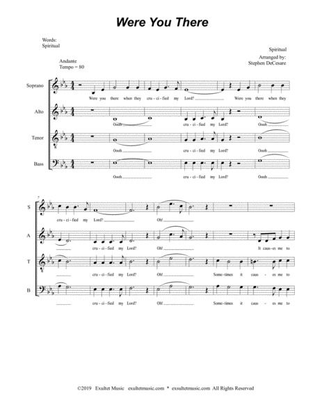 Were You There For Satb Page 2