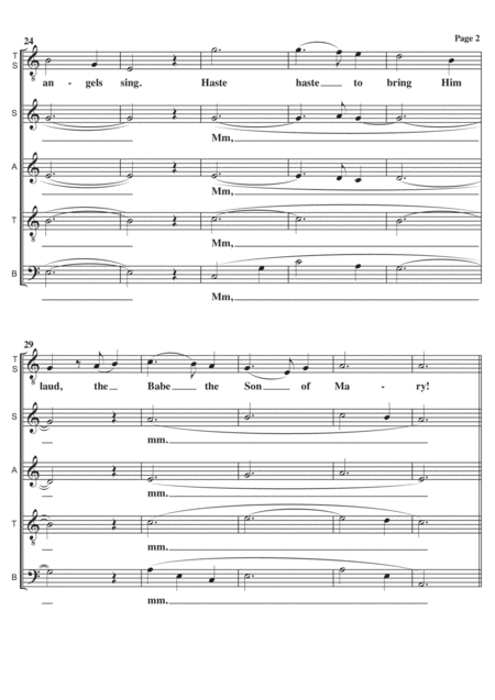 What Child Is This A Cappella With Tenor Solo Page 2
