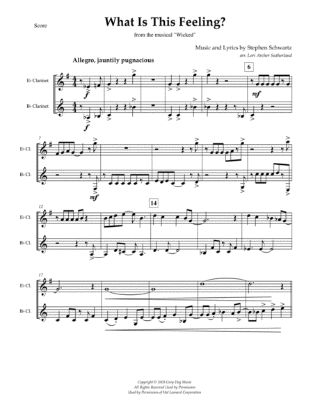 What Is This Feeling For Eb Bb Clarinet Page 2