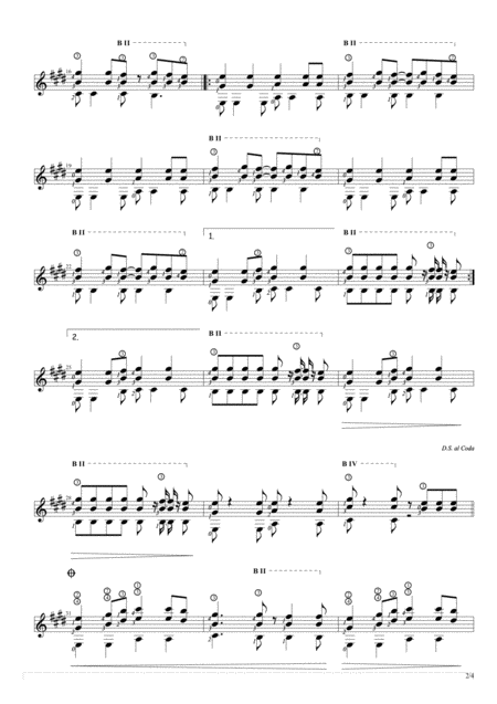 What Makes You Beautiful Solo Guitar Score Page 2
