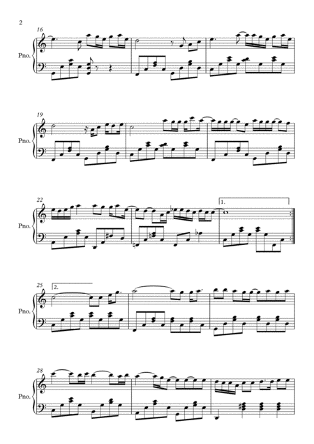 When I Was Your Man By Bruno Mars Piano Page 2