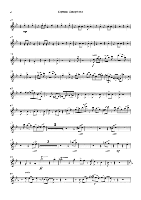 When The Saints Go Marching In Saxophone Quartet Quintet Set Of Parts X4 5 Page 2