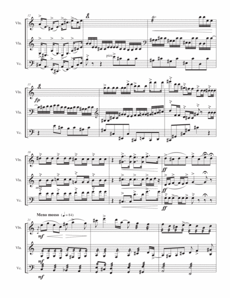 Whimsies For String Trio Score And Parts Page 2