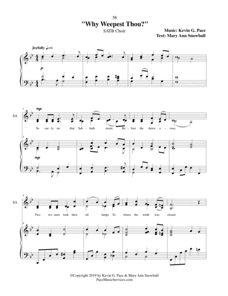 Why Weepest Thou A Sacred Choral Work For Satb Choir Page 2