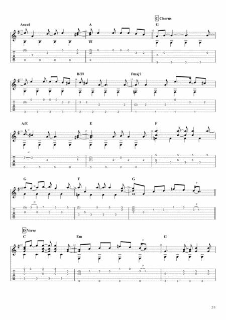 Wichita Lineman Glen Campbell For Solo Fingerstyle Guitar Page 2