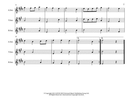 Wilhelmus Van Nassouwe National Anthem Of The Netherlands Sax Trio Page 2