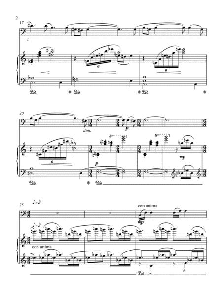 Winter Ballade For Cello And Piano Page 2