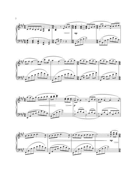 Winter Forest Serenade Guitar And Piano Page 2