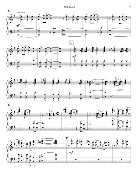 Witchcraft Strings Electric Piano Page 2