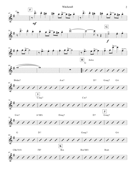 Witchcraft Violin 1 Page 2