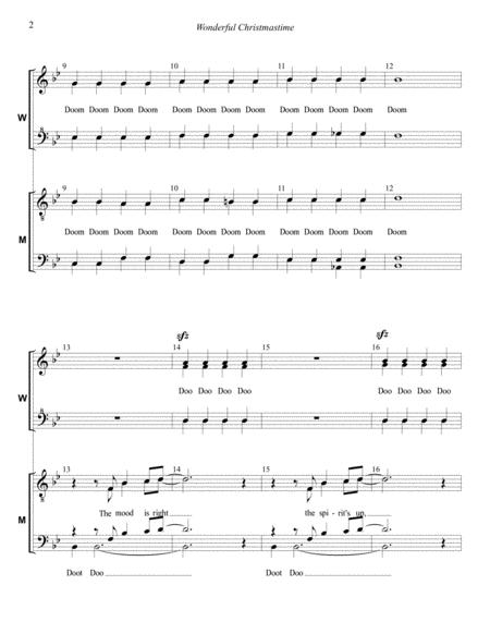 Wonderful Christmastime Mixed Acapella Arr Robert Rund Page 2