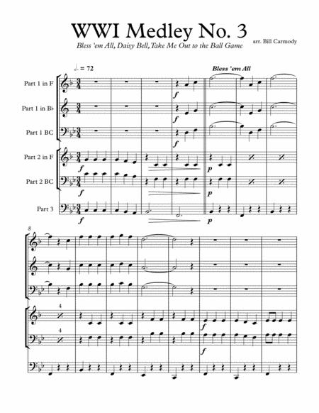 World War I Medley 3 Page 2