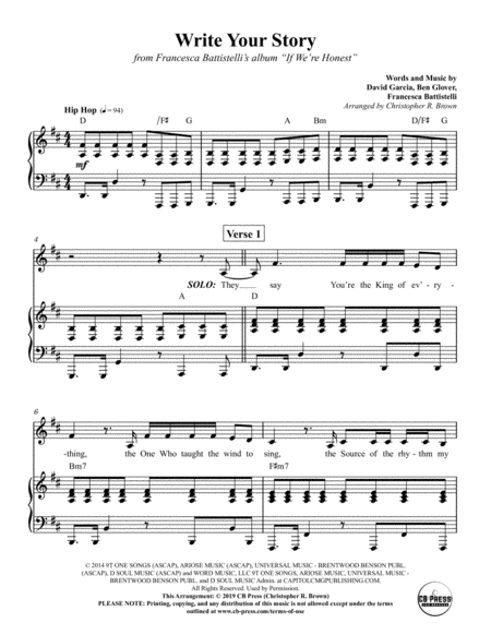 Write Your Story Battistelli Piano Accompaniment Page 2