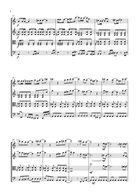 You Re All I Need To Get By String Quartet Page 2